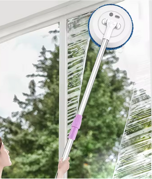 Draadloze Elektrische Spin Mop – 2-in-1 Nat en Droog Reiniging