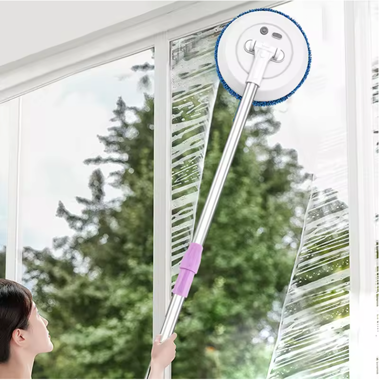 Draadloze Elektrische Spin Mop – 2-in-1 Nat en Droog Reiniging