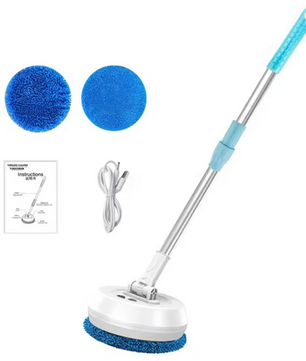 Draadloze Elektrische Spin Mop – 2-in-1 Nat en Droog Reiniging