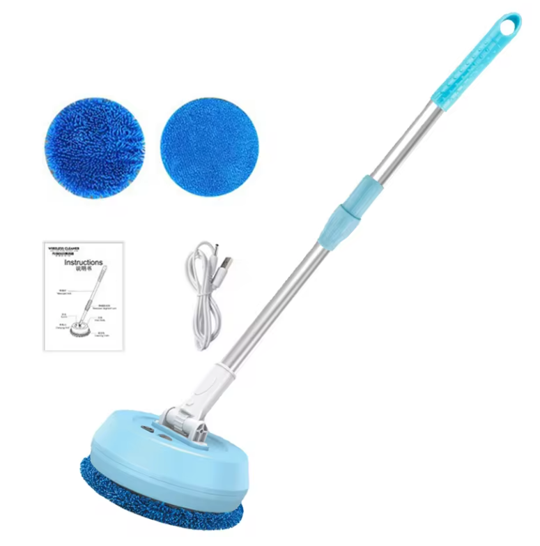 Draadloze Elektrische Spin Mop – 2-in-1 Nat en Droog Reiniging