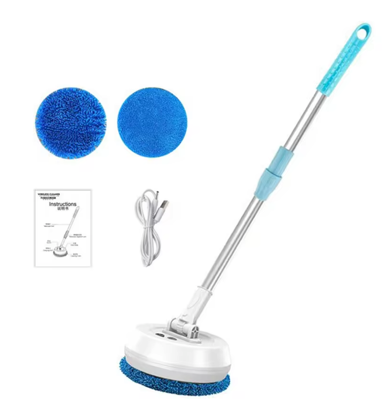 Draadloze Elektrische Spin Mop – 2-in-1 Nat en Droog Reiniging