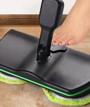 Draadloze Elektrische Spin Mop – 360° Roterende Dweil met Verstelbare Steel