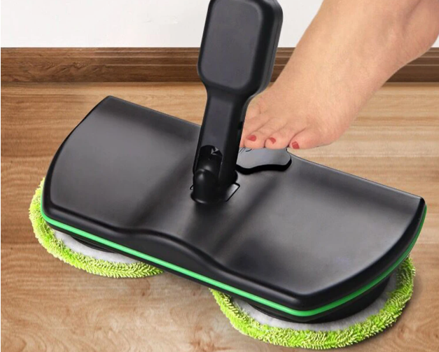 Draadloze Elektrische Spin Mop – 360° Roterende Dweil met Verstelbare Steel