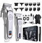 Professionele Tondeuse Set – Draadloze Haartrimmer Kit met Accessoires