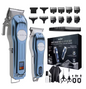 Professionele Tondeuse Set – Draadloze Haartrimmer Kit met Accessoires