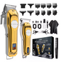 Professionele Tondeuse Set – Draadloze Haartrimmer Kit met Accessoires