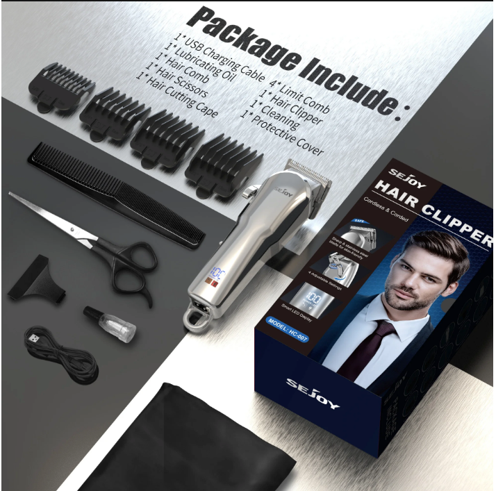 Multifunctionele Tondeuse Set – Draadloze Haar- en Neustrimmer