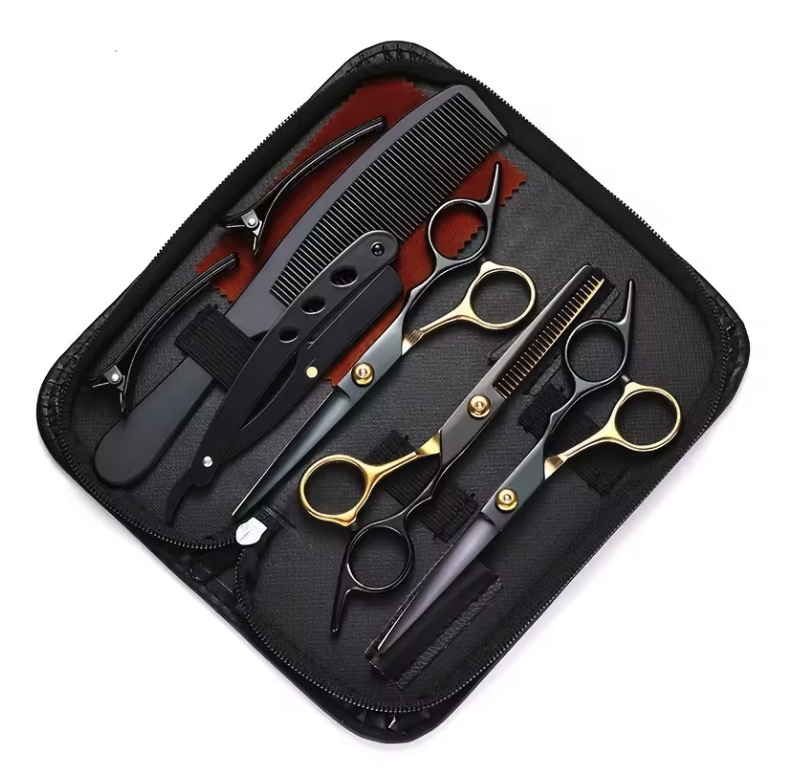 Professionele Kappersschaar Set – Knip- en Effileerschaar 16 cm