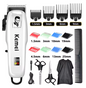 Professionele Tondeuse – Draadloze Haartrimmer met LCD Display