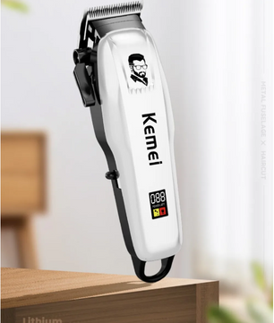 Professionele Tondeuse – Draadloze Haartrimmer met LCD Display