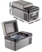 Draagbare Autokoelkast 15L/20L – Compressor Koelbox met App Bediening, 12/24V en 220V