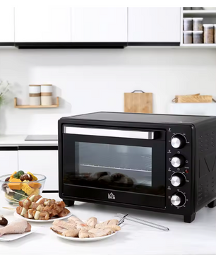 Mini Oven 32L – Elektrische Oven met 3 Warmtestanden en Timer
