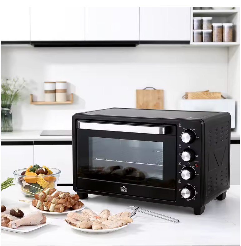 Mini Oven 32L – Elektrische Oven met 3 Warmtestanden en Timer