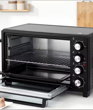 Mini Oven 32L – Elektrische Oven met 3 Warmtestanden en Timer