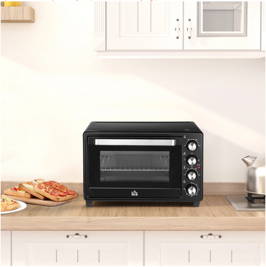Mini Oven 32L – Elektrische Oven met 3 Warmtestanden en Timer