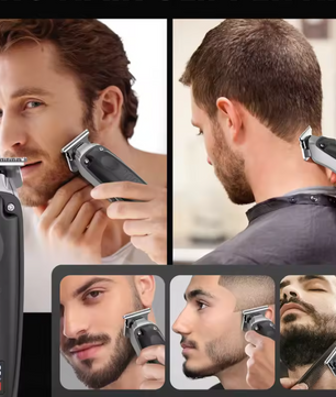Professionele Tondeuse Set – Draadloze Hair Clipper met LED Display