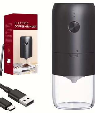 Elektrische Koffiemolen – Draagbaar met Keramisch Maalwerk en Instelbare Maalgraad