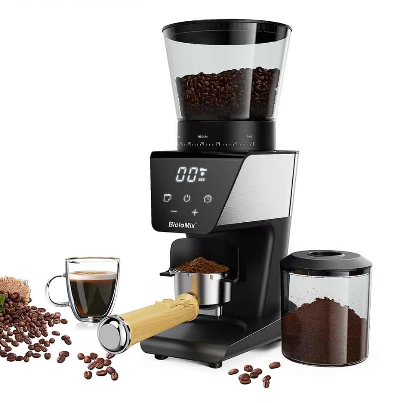 Elektrische Koffiemolen met Burr – 30 Standen en LCD Display