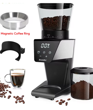 Elektrische Koffiemolen met Burr – 30 Standen en LCD Display