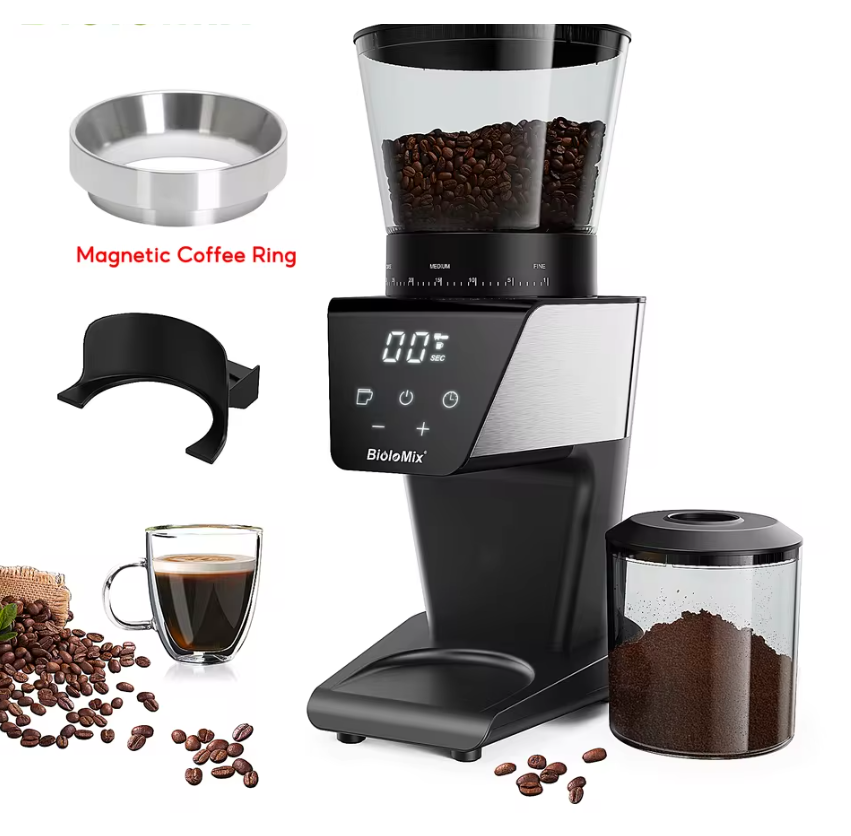 Elektrische Koffiemolen met Burr – 30 Standen en LCD Display