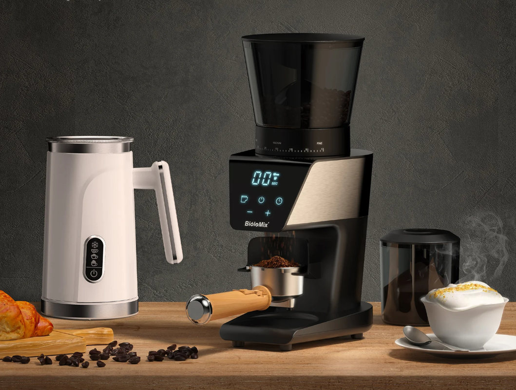 Elektrische Koffiemolen met Burr – 30 Standen en LCD Display