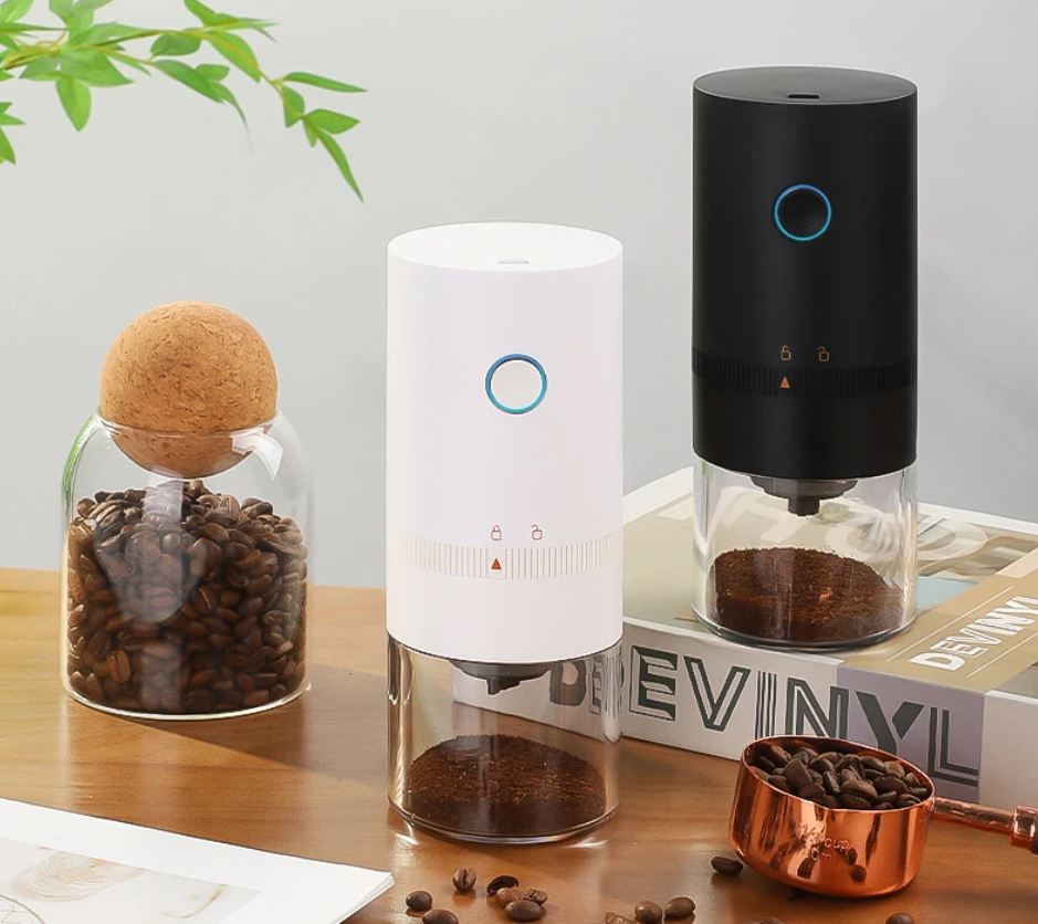 Draagbare Elektrische Koffiemolen – Keramisch Maalwerk en USB