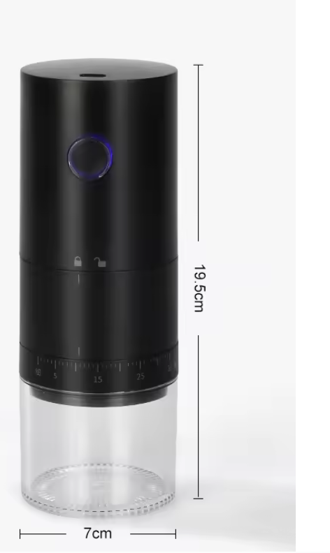 Draagbare Elektrische Koffiemolen – Keramisch Maalwerk en USB