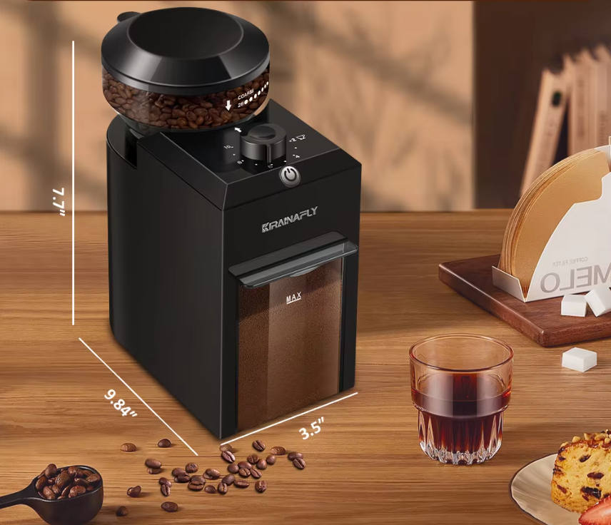 Elektrische Koffiemolen – Burr Grinder met 28 Maalstanden
