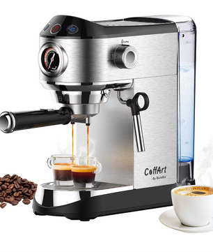 Espressomachine 20 Bar – Halfautomaat met Melkopschuimer