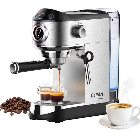 Espressomachine 20 Bar – Halfautomaat met Melkopschuimer