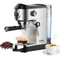 Espressomachine 20 Bar – Halfautomaat met Melkopschuimer
