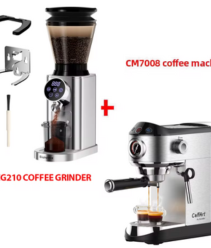 Espressomachine 20 Bar – Halfautomaat met Melkopschuimer