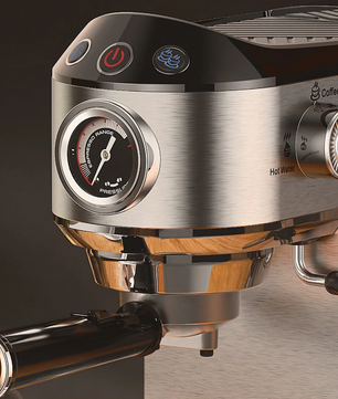 Espressomachine 20 Bar – Halfautomaat met Melkopschuimer