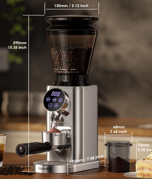 Elektrische Koffiemolen – Conische Burr Grinder met 48 Standen