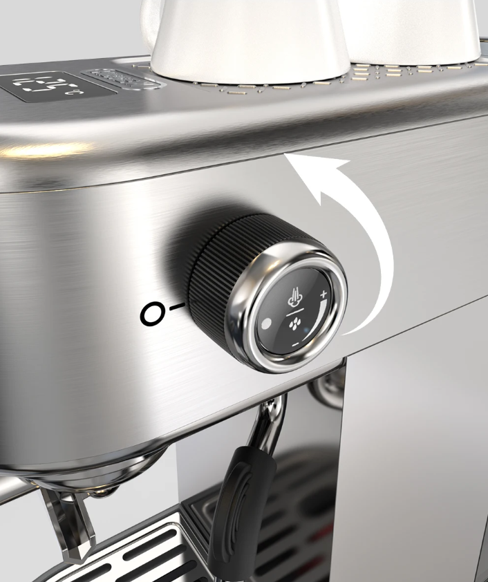 Espressomachine 20 Bar – Halfautomaat met Melkopschuimer en Slim Design
