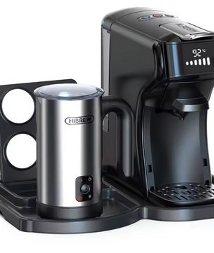 Capsule Koffiemachine 6-in-1 – Geschikt voor Cups en Gemalen Koffie