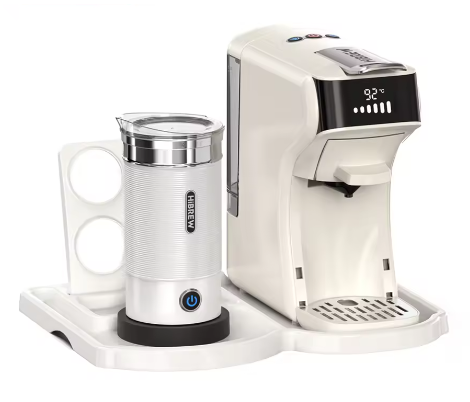 Capsule Koffiemachine 6-in-1 – Geschikt voor Cups en Gemalen Koffie
