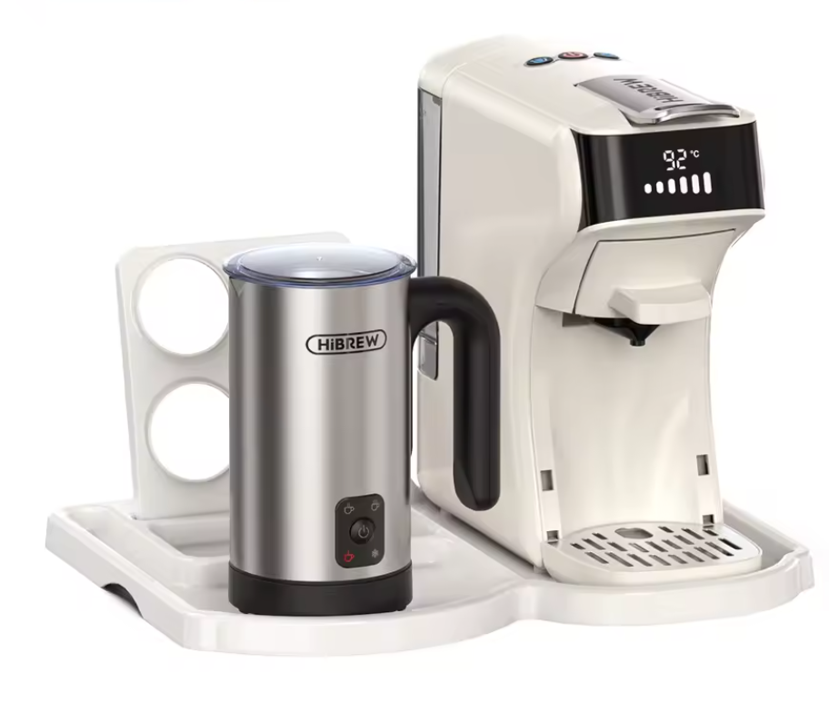 Capsule Koffiemachine 6-in-1 – Geschikt voor Cups en Gemalen Koffie