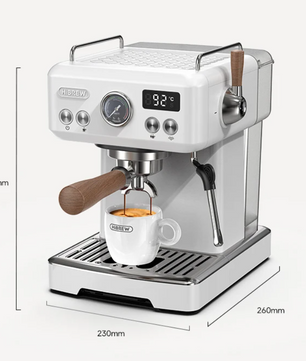 Espressomachine 20 Bar – Halfautomaat met Instelbare Temperatuur