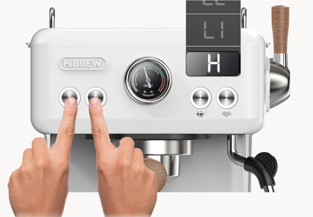 Espressomachine 20 Bar – Halfautomaat met Instelbare Temperatuur