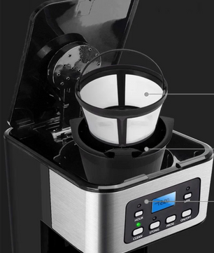 Filter Koffiezetapparaat met Timer – 1.5L Drip Coffee Maker
