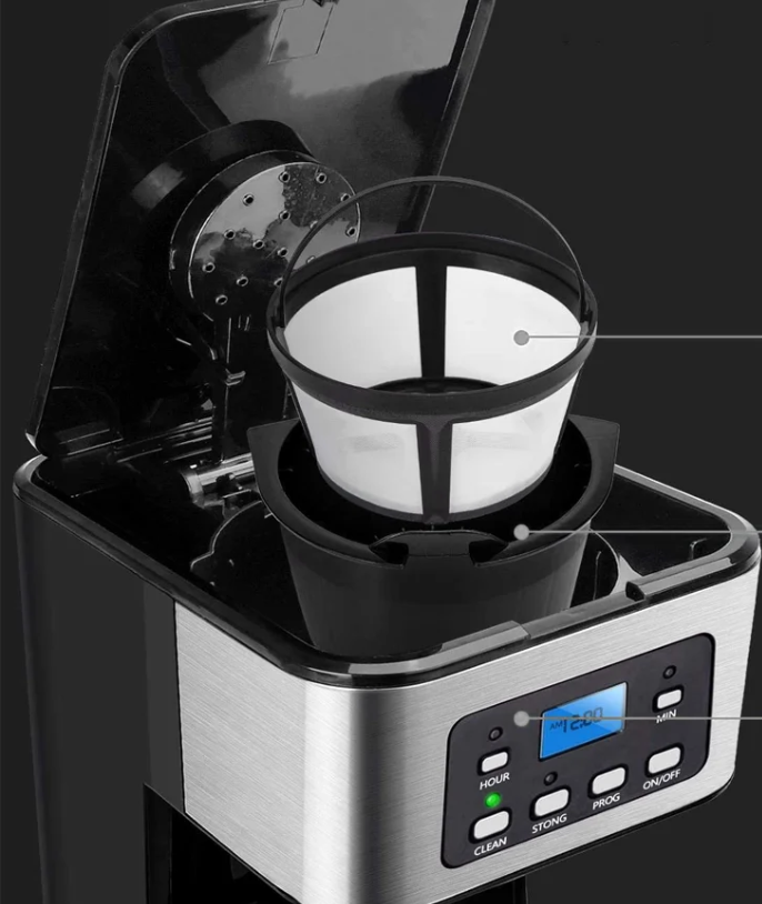 Filter Koffiezetapparaat met Timer – 1.5L Drip Coffee Maker