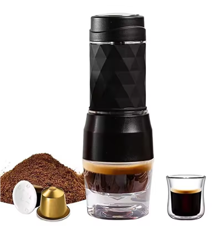 Draagbare 3-in-1 Koffiemachine – Handmatige Espresso Maker
