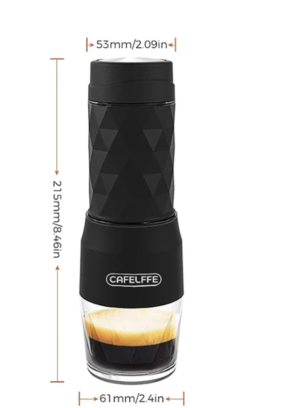 Draagbare 3-in-1 Koffiemachine – Handmatige Espresso Maker