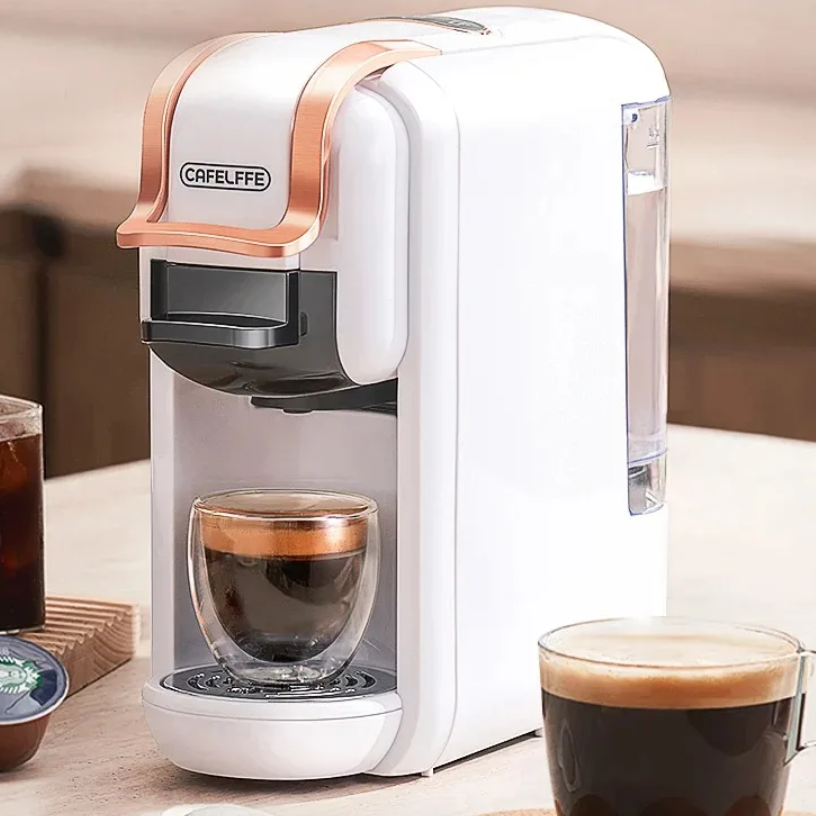 Capsule Koffiemachine 4-in-1 – 19 Bar voor Cups en Gemalen Koffie
