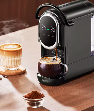 Capsule Koffiemachine 4-in-1 – 19 Bar met Warm en Koud Functie