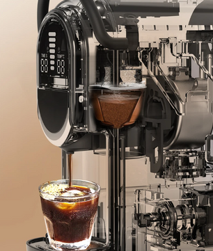 Capsule Koffiemachine 4-in-1 – 19 Bar met Warm en Koud Functie
