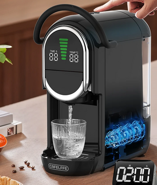 Capsule Koffiemachine 4-in-1 – 19 Bar met Warm en Koud Functie