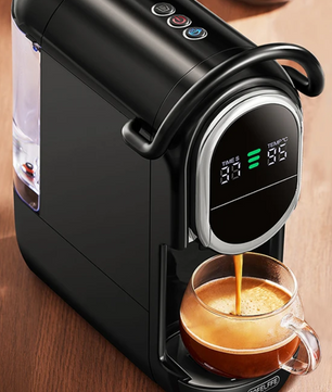 Capsule Koffiemachine 4-in-1 – 19 Bar met Warm en Koud Functie