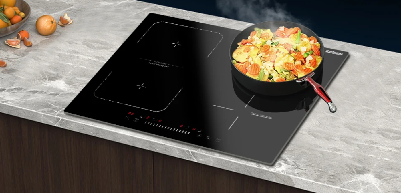 Inductiekookplaat 4 Zones – Flexzone met Slider en Boost 7200W